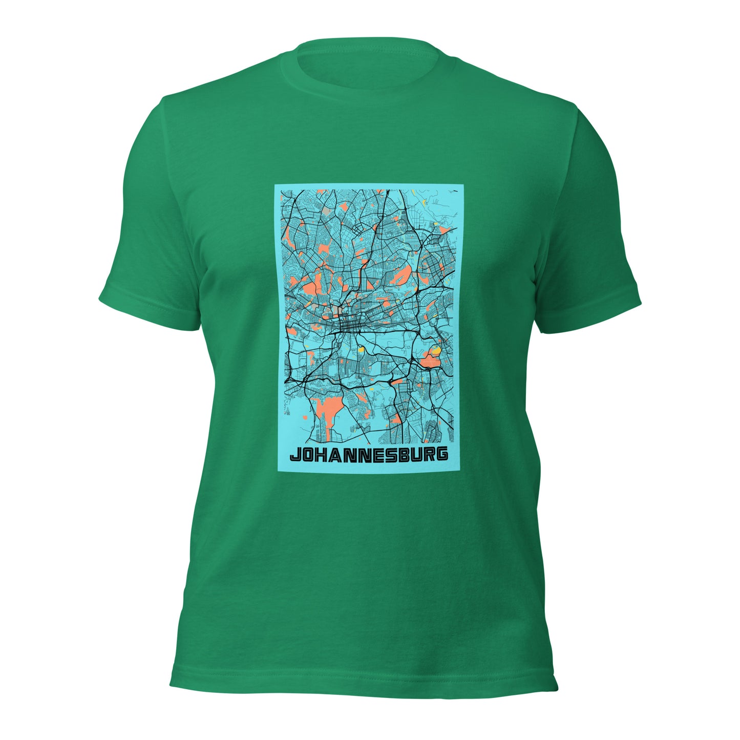 Johannesburg City Map Tee
