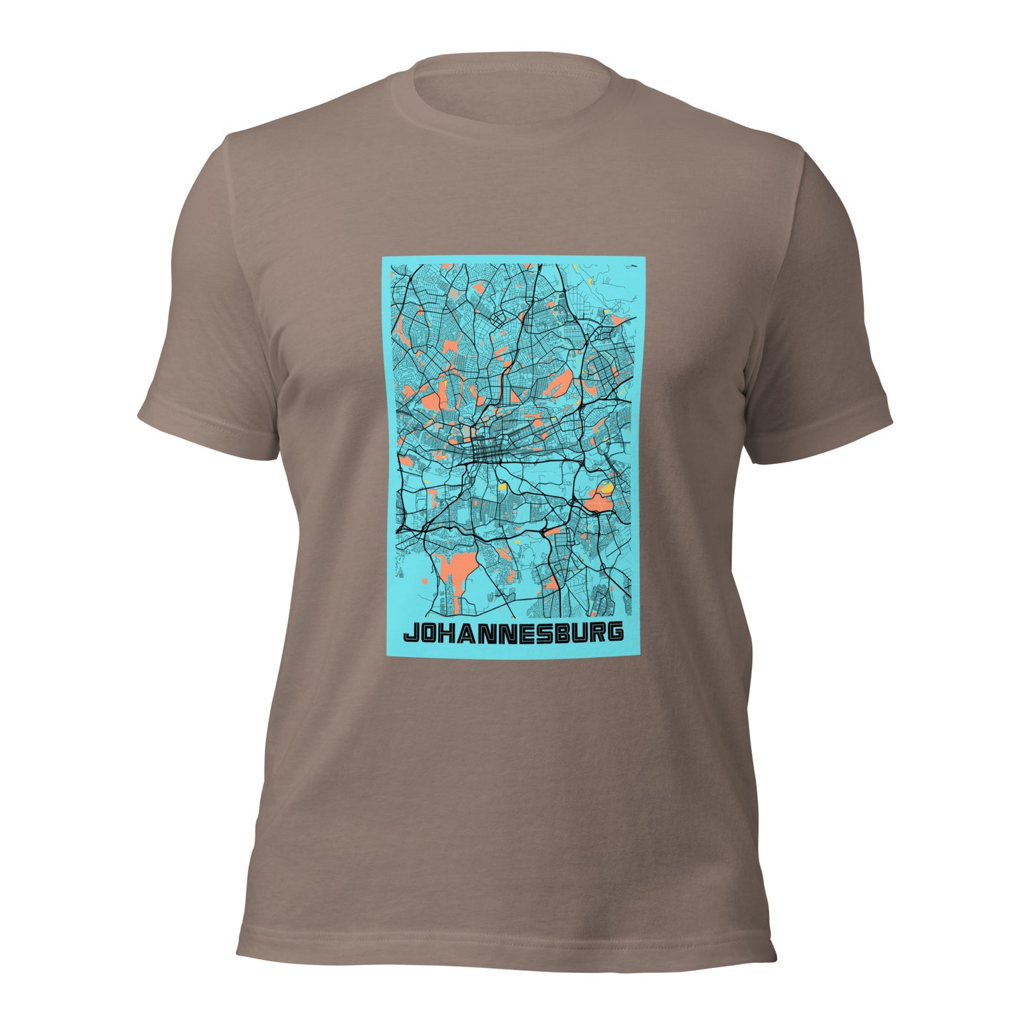 Johannesburg City Map Tee