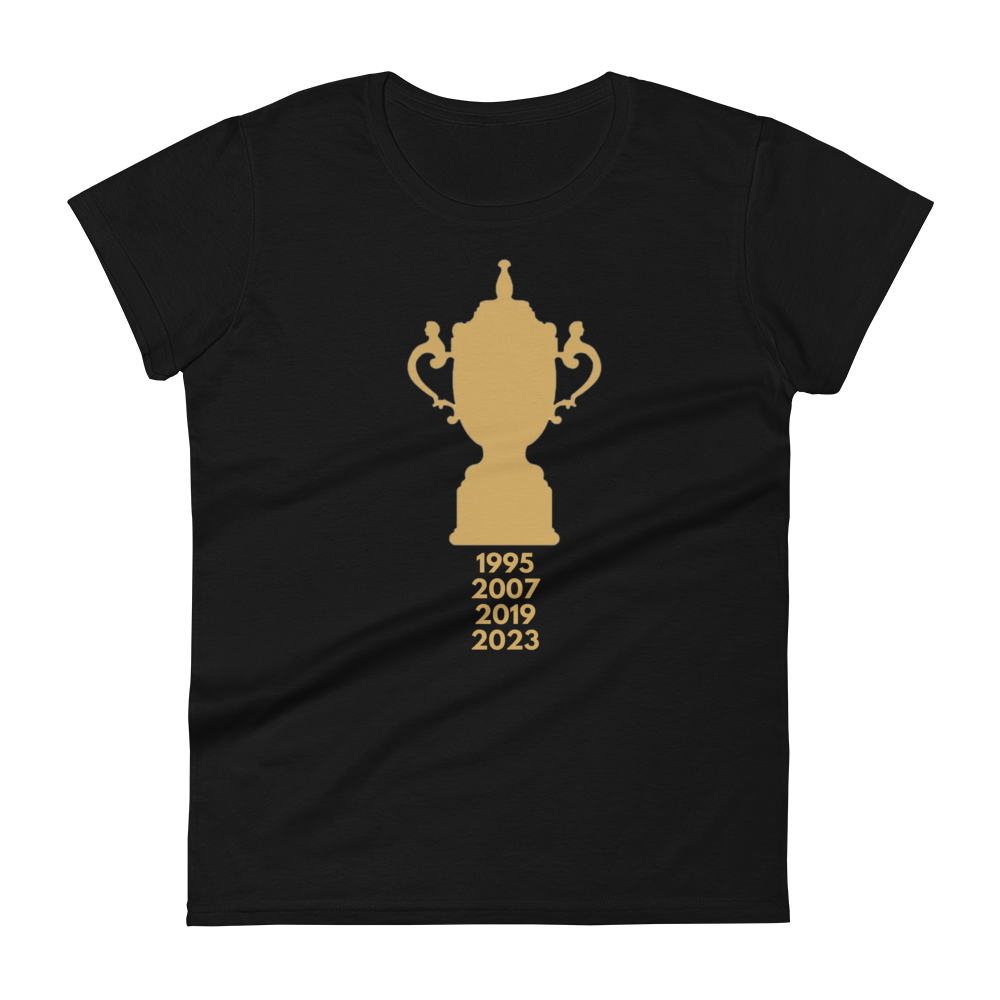 Women's Web Ellis Springboks 2023 Rugby World Cup Winners Tee!